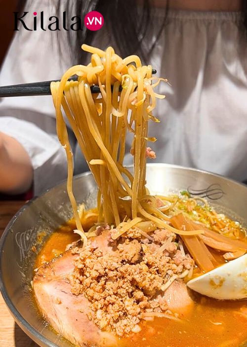 sợi mì Ramen ở Shoday mi-ramen